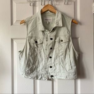 BCBG denim Vest